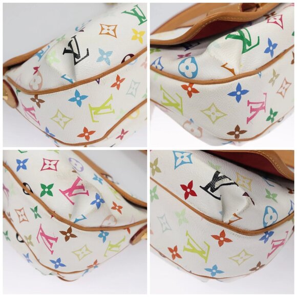 LOUIS VUITTON Monogram Multicolor Patty Shoulder Bag White M40305 - Picture 16 of 16